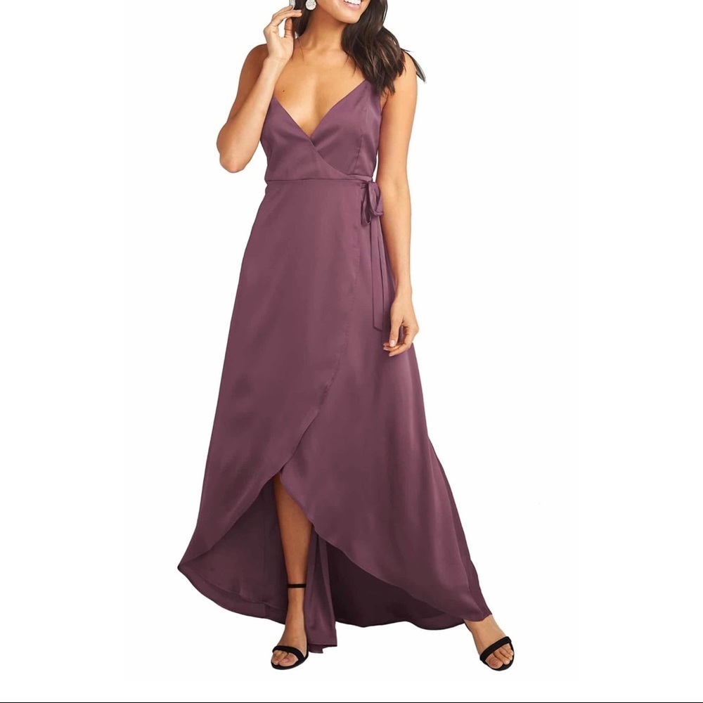 Show Me Your MuMu - Plum Wrap Dress